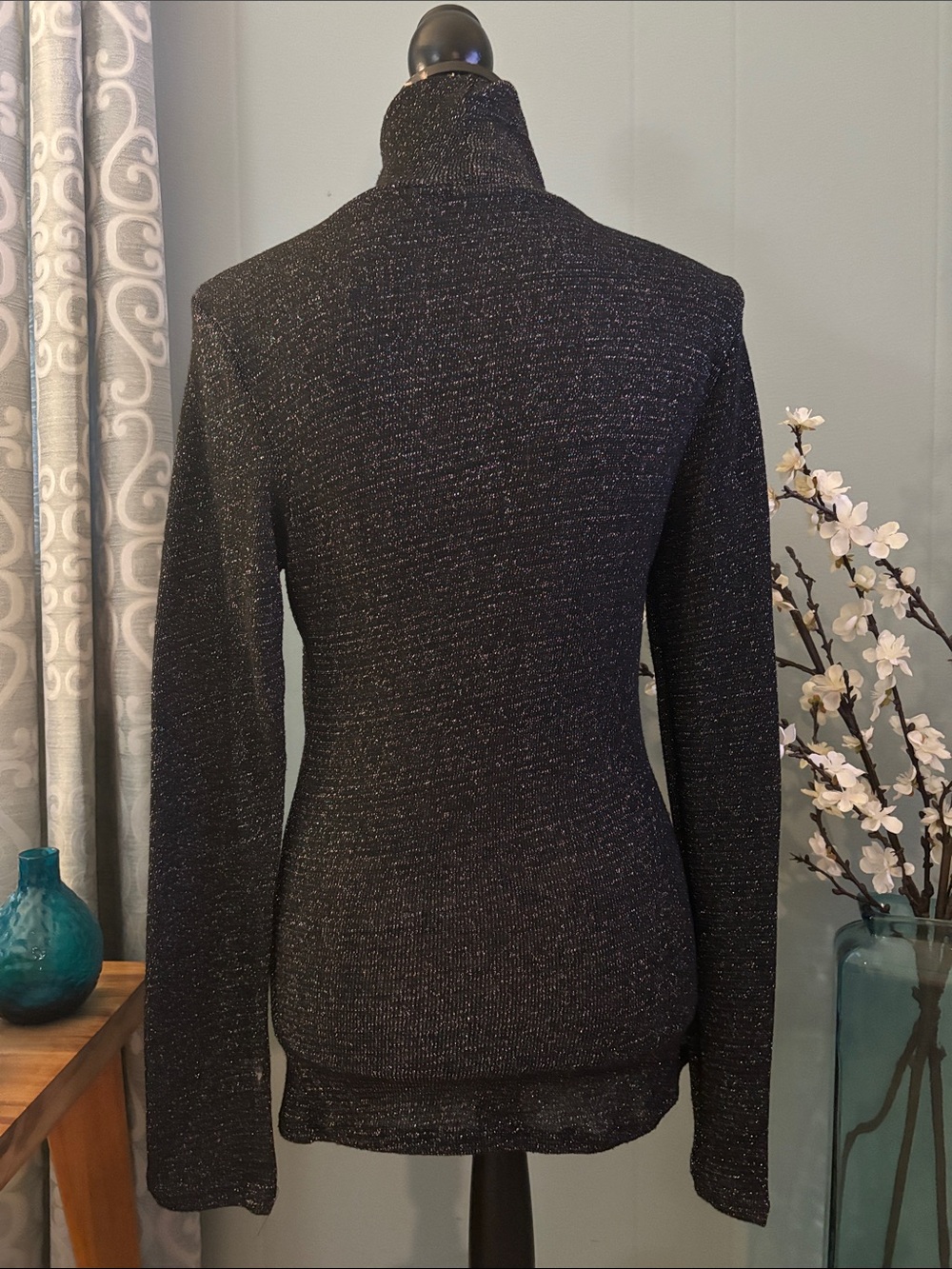 LAmade Metallic Sparkle Turtleneck - Picture 5 of 10